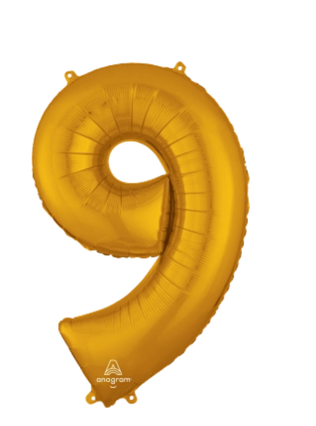 Foil Numbers- Gold