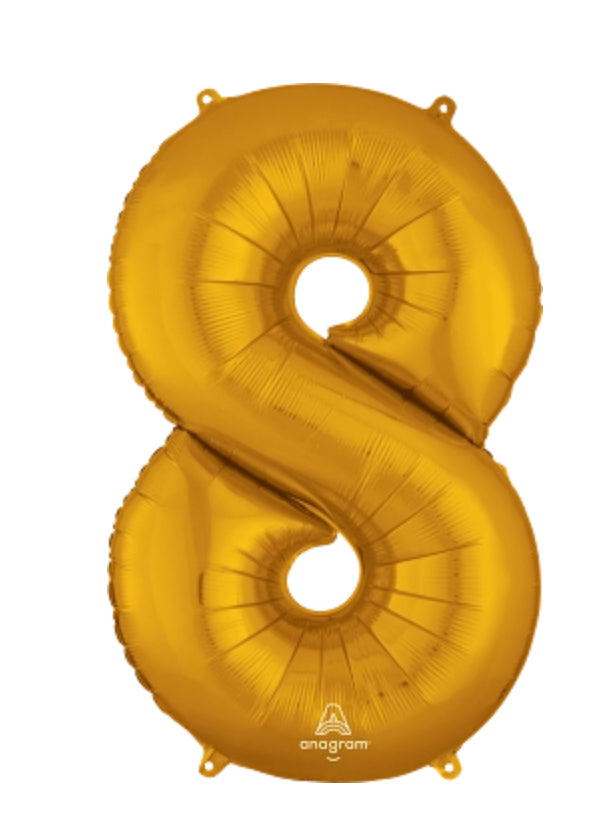 Foil Numbers- Gold