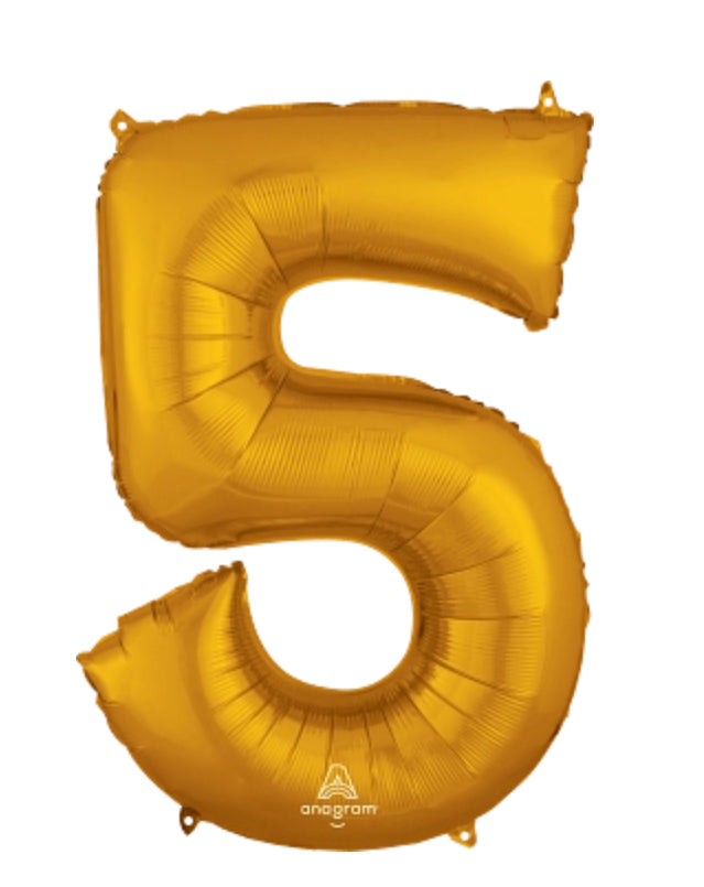 Foil Numbers- Gold