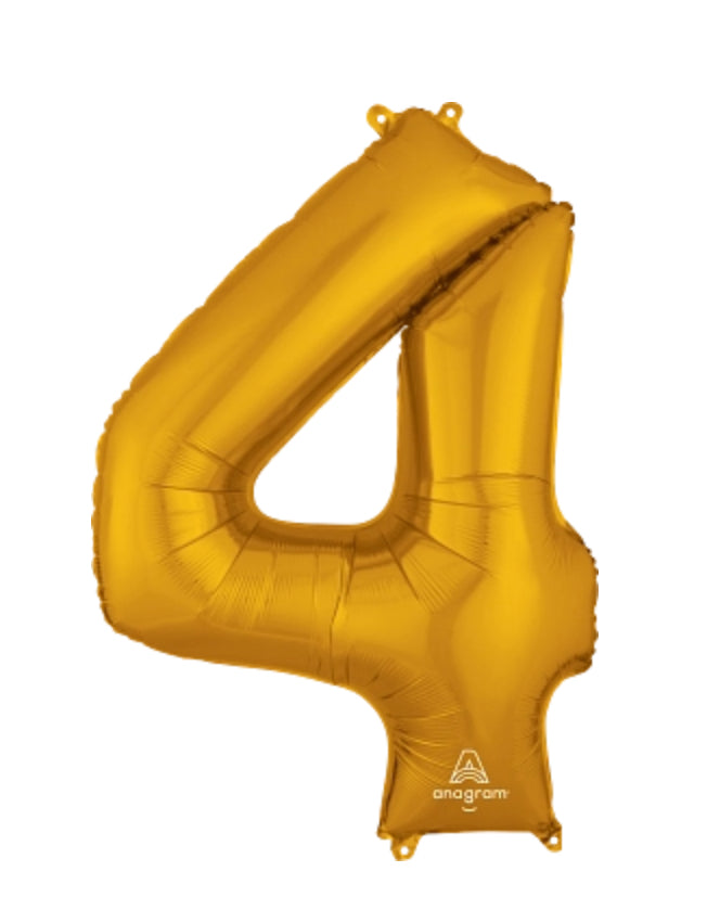 Foil Numbers- Gold