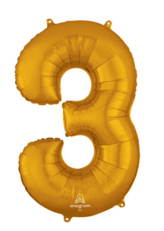 Foil Numbers- Gold