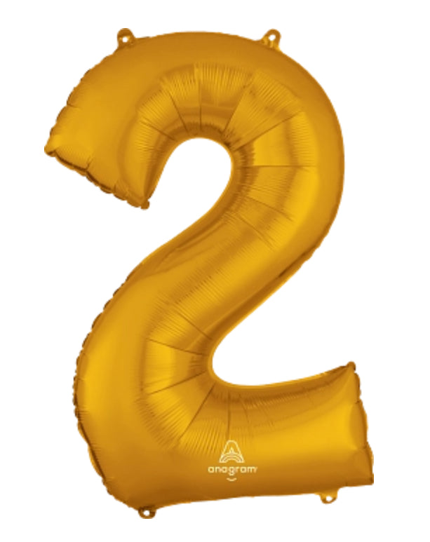 Foil Numbers- Gold