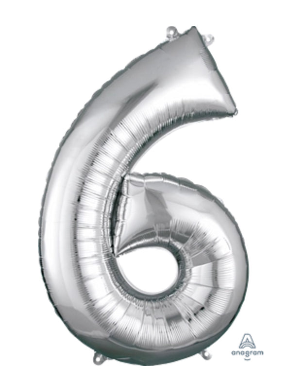 Foil Numbers- Silver