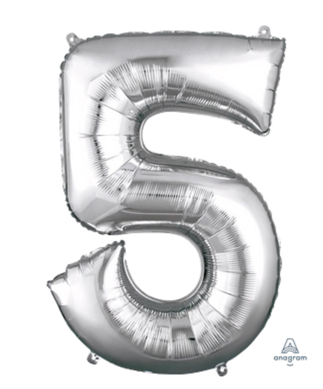 Foil Numbers- Silver