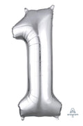 Foil Numbers- Silver