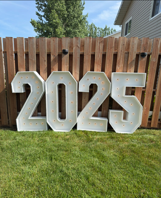 Marquee Numbers - 4ft