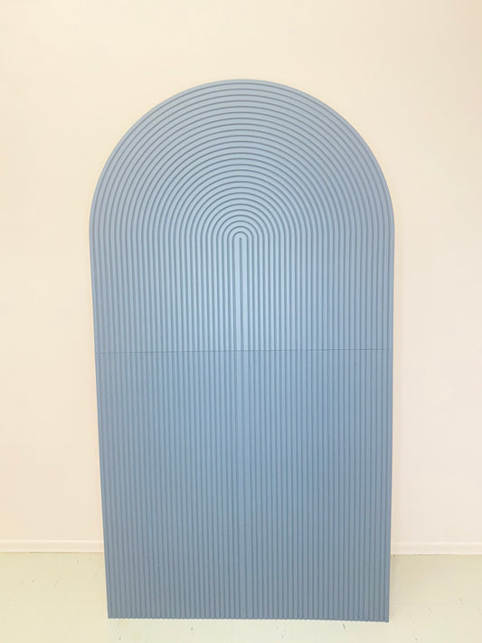Foldable Ripple Wood Backdrop-6.5ft Tall