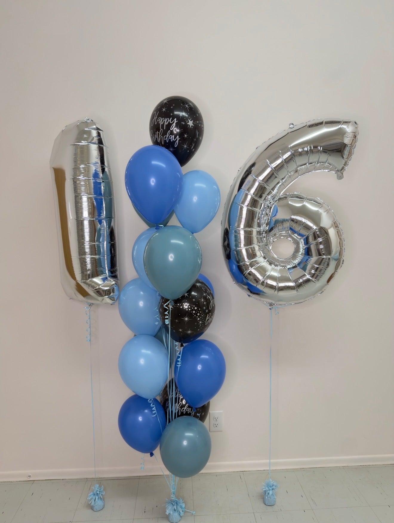 Foil Numbers- Silver